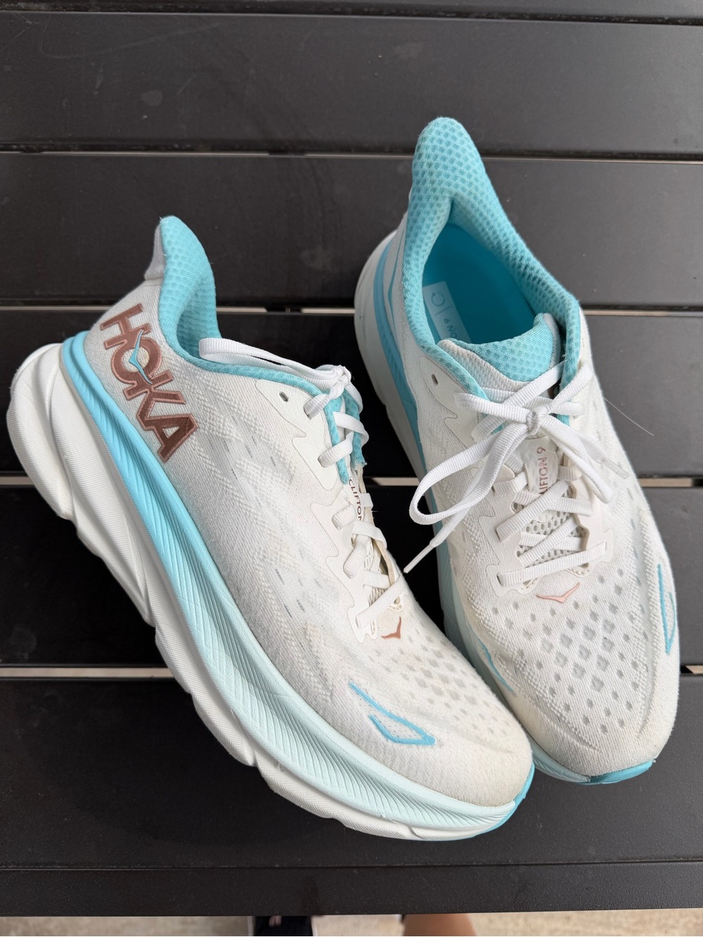 HOKA Clifton 9 Women’s Running Shoes Size 10.5 Lightweight Cushioned Trainer